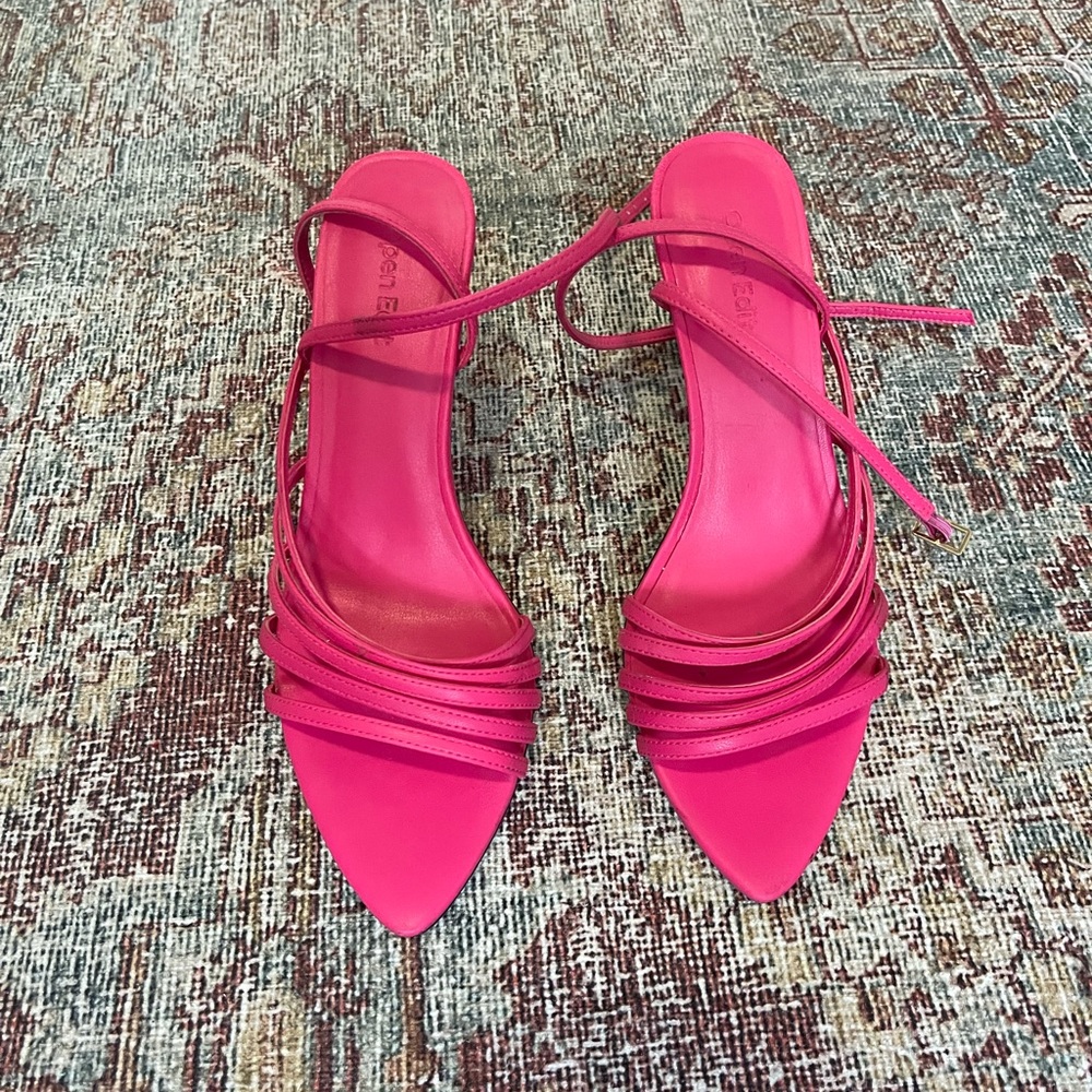 Open Edit pink heels